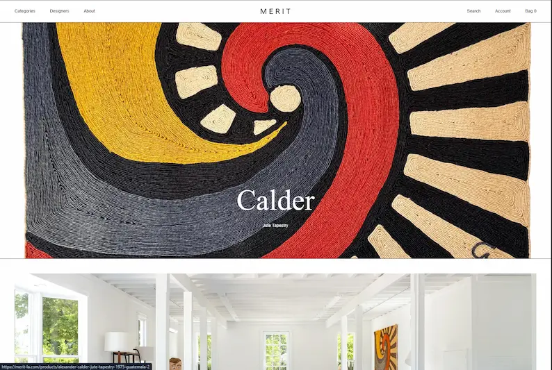 Designer mat product landing page design — conversion-focused web design by Nexform Agency
